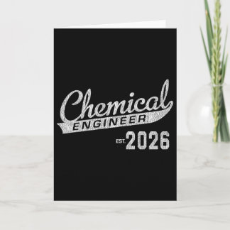 Abschluss Chemieingenieur 2026 Premium Tri-blend Karte
