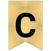 Abschluss Chic Gold gestalten Ihre Klasse Wimpelkette (Zweite Fahne)