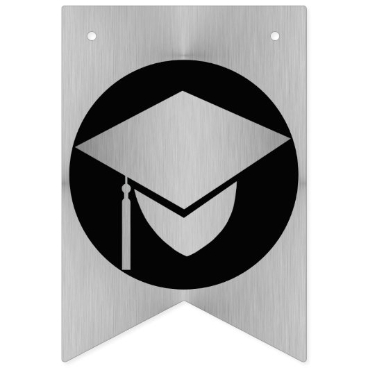 Abschluss Chic Silver erstellen Sie Ihre Klasse Wimpelkette (Erste Fahne)