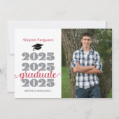 Abschluss "Christlich Black Red Foto" 2025 Ankündigung (Vorderseite)