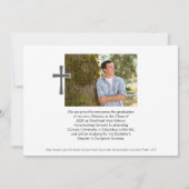 Abschluss "Christlich Black Red Foto" 2025 Ankündigung (Rückseite)