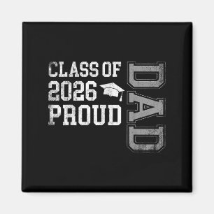 Abschluss Cl of 2026 Proud Vater Graduate Senior F Magnet