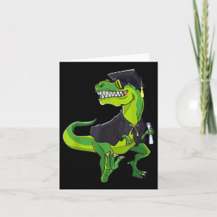 Abschluss Cl von 2025 Funny Dinosaur T-rex Graduat Karte