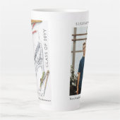 Abschluss Class Architecture Engineer Foto Milchtasse (Vorderseite)