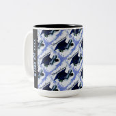Abschluss Class Cap & Diploma Blue Tasse (Vorderseite Links)