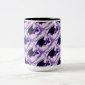 Abschluss Class Cap & Diploma Lila Tasse (Mittel)