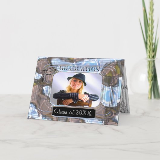 Abschluss Class Foto anpassbar Einladung (Vorderseite)