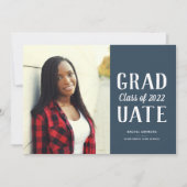 Abschluss Class gestapelt Ankündigung (Vorderseite)