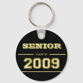 Abschluss Class of 2009 Key Ring - Black and Gold Schlüsselanhänger