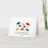Abschluss Class of 2010 - School Colors Cards Karte (Rückseite)