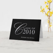 Abschluss Class of 2010 - School Colors Cards Karte (Gelbe Blume)