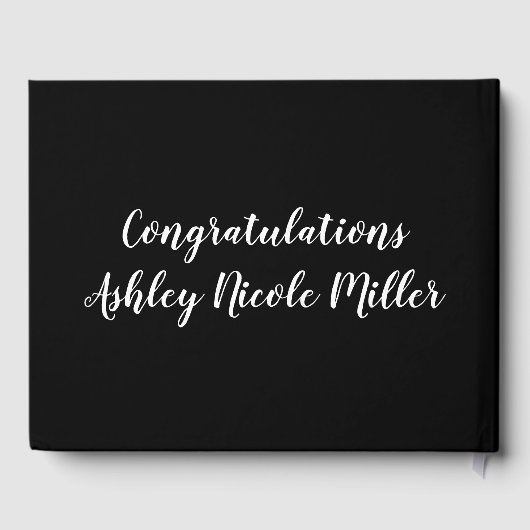 Abschluss Class of 2021 Guest Book Gästebuch (Rückseite)