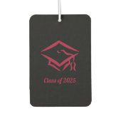 Abschluss Class of 2025 BLKDKRD Customize Year Autolufterfrischer (Vorderseite)