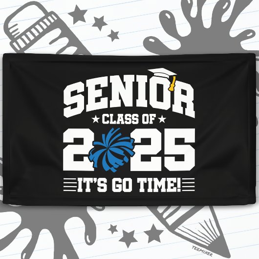 Abschluss Class of 2025 Cheerleader Cheer Senior Banner