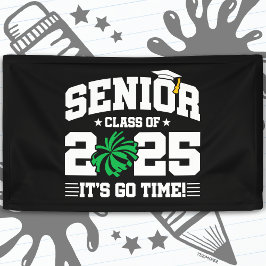 Abschluss Class of 2025 Cheerleader Cheer Senior Banner