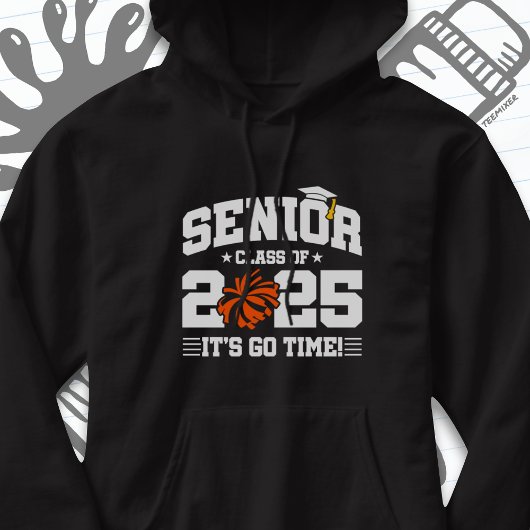 Abschluss Class of 2025 Cheerleader Cheer Senior Hoodie
