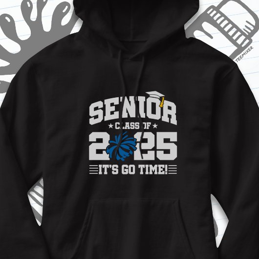 Abschluss Class of 2025 Cheerleader Cheer Senior Hoodie