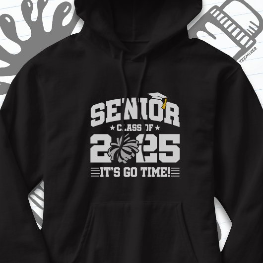 Abschluss Class of 2025 Cheerleader Cheer Senior Hoodie