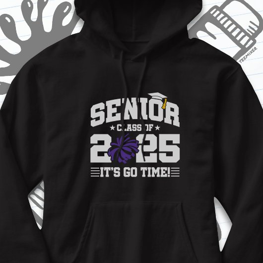 Abschluss Class of 2025 Cheerleader Cheer Senior Hoodie