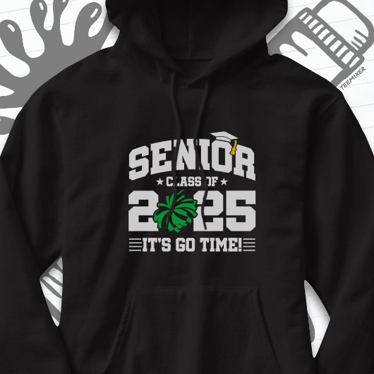 Abschluss Class of 2025 Cheerleader Cheer Senior Hoodie