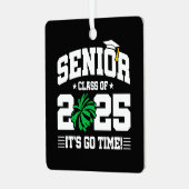 Abschluss Class of 2025 Cheerleader Cheer Senior Ornament Aus Metall (Vorderseite links)