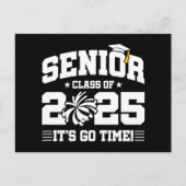 Abschluss Class of 2025 Cheerleader Cheer Senior Postkarte (Vorderseite)