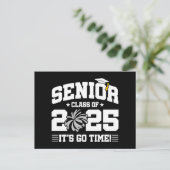 Abschluss Class of 2025 Cheerleader Cheer Senior Postkarte (Stehend Vorderseite)