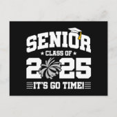 Abschluss Class of 2025 Cheerleader Cheer Senior Postkarte (Vorderseite)
