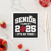 Abschluss Class of 2025 Cheerleader Cheer Senior Serviette (Beispiel)