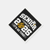 Abschluss Class of 2025 Cheerleader Cheer Senior Serviette (Ecke)