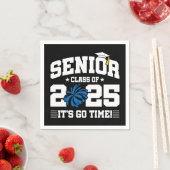 Abschluss Class of 2025 Cheerleader Cheer Senior Serviette (Beispiel)