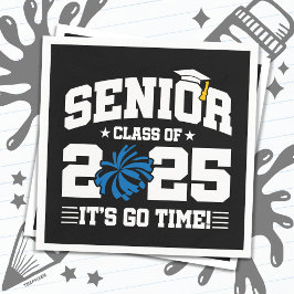 Abschluss Class of 2025 Cheerleader Cheer Senior Serviette