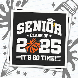 Abschluss Class of 2025 Cheerleader Cheer Senior Serviette