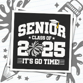 Abschluss Class of 2025 Cheerleader Cheer Senior Serviette