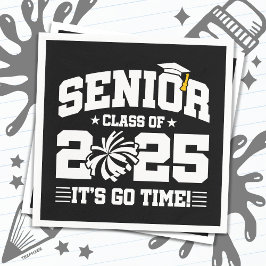 Abschluss Class of 2025 Cheerleader Cheer Senior Serviette