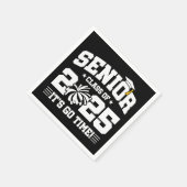 Abschluss Class of 2025 Cheerleader Cheer Senior Serviette (Ecke)