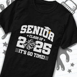 Abschluss Class of 2025 Cheerleader Cheer Senior T-Shirt