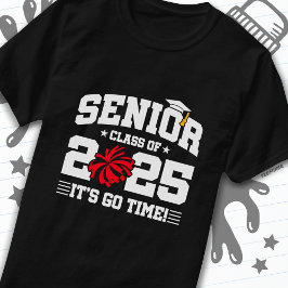 Abschluss Class of 2025 Cheerleader Cheer Senior T-Shirt