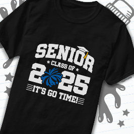 Abschluss Class of 2025 Cheerleader Cheer Senior T-Shirt