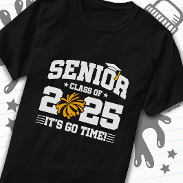 Abschluss Class of 2025 Cheerleader Cheer Senior T-Shirt