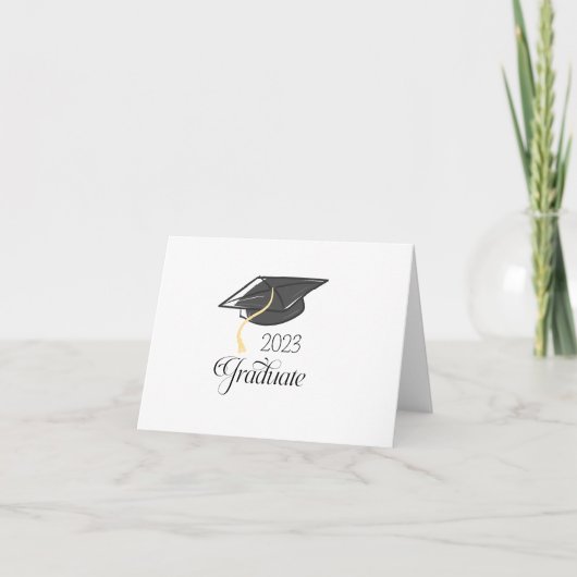 Abschluss Class of Dankeschön Dankeskarte (Vorderseite)