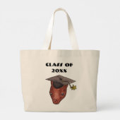 Abschluss Class Woodland Animal Niedlich Eichhörnc Jumbo Stoffbeutel (Rückseite)