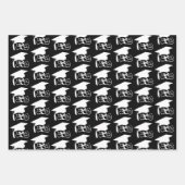 Abschluss Class Year Graduate Custom Color Geschenkpapier Set (Vorderseite 2)