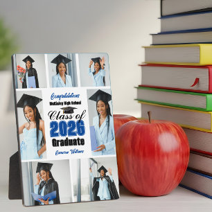 Abschluss-Collage-Foto der Blue Class 2026 Fotoplatte