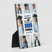 Abschluss-Collage-Foto der Blue Class 2026 Fotoplatte (Seite)