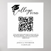 Abschluss Colleg der modernen High School - QR-Cod Poster (Vorne)
