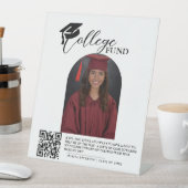 Abschluss Colleg der modernen High School - QR-Cod Sockelschild (In Situ)