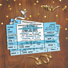 Abschluss Concert Ticket Party Einladung