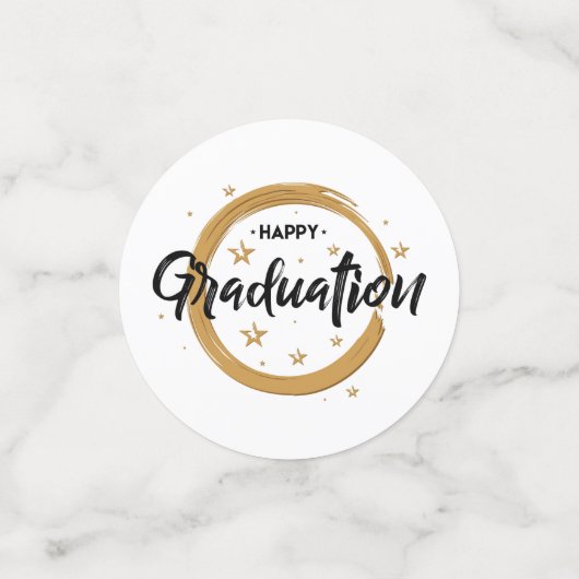 Abschluss Confetti Konfetti (Klein Vorderseite)