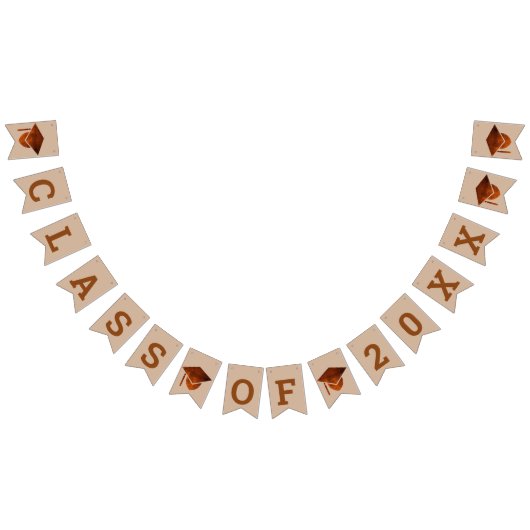 Abschluss Copper Coole Party-Zeichen Hinzufügen ei Wimpelkette (Alle)